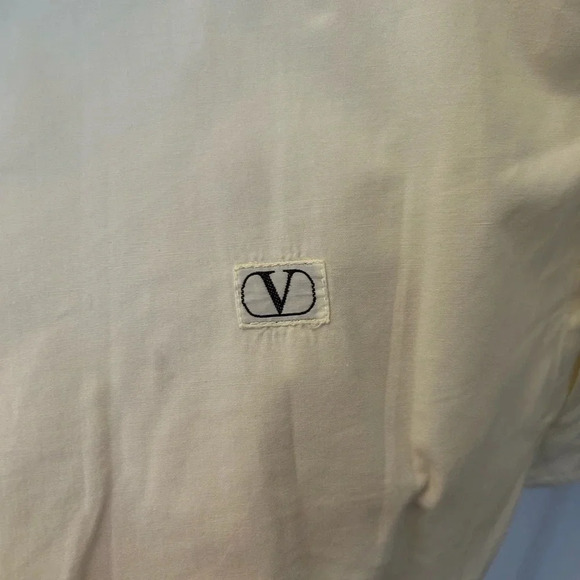 ! VALENTINO- Men’s Vintage Button Down Shirt - Size 40 - Picture 5 of 5